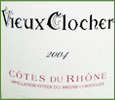 AOC Ctes du Rhne Vieux Clocher 2006r